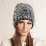 CHANTALE - czapka zimowa damska z alpaką; KAMEA , czarna