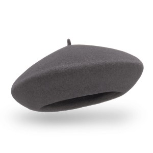 Beret FLORA_131  , stalowy