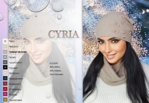 Czapka damska CYRIA; KAMEA