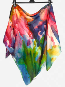 Apaszka z delikatnego jedwabiu MAGIA 07