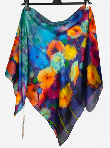 Apaszka z delikatnego jedwabiu MAGIA 02