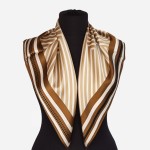 Jedwabna apaszka damska 66x66cm, 101