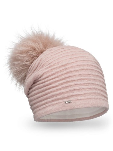 Wełniana czapka z pomponem MONTE-2M; WILLI