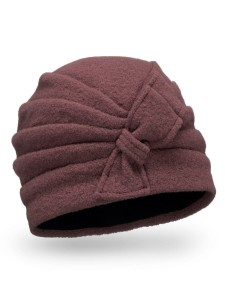 SETINA 461 - wełniana czapka damska; WILLI, ciemny kakaowy
