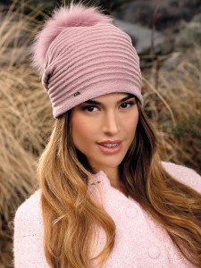 Wełniana czapka z pomponem MONTE-5M; WILLI