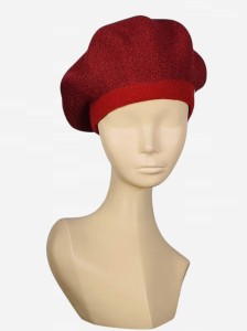 Beret damski CIAMPINO 21; KAMEA, czerwony
