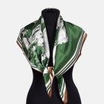 Chustka z jedwabiu naturalnego 86x86cm, 0010