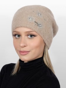 Ekskluzywna czapka damska RINGQUE; VIZIO, camel - 11