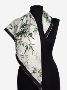 Jedwabna dwustronna chustka apaszka, A97