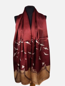 Elegancki jedwabny szal, 0060