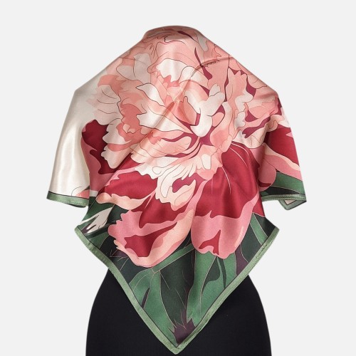 Mała apaszka - gawroszka z naturalnego jedwabiu, G131