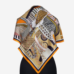 Gawroszka 53x53cm z naturalnego jedwabiu, G117