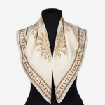 Apaszka z delikatnego cienkiego jedwabiu 65x65cm, 06