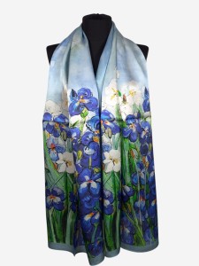 Ekskluzywny szal damski z naturalnego jedwabiu, 0011