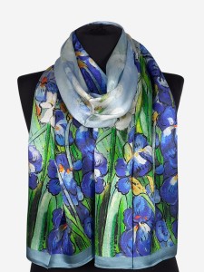 Ekskluzywny szal damski z naturalnego jedwabiu, 0011