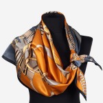 Chustka z jedwabiu naturalnego 86x86cm, 00098