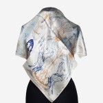 Gawroszka 53x53cm z naturalnego jedwabiu, G106