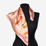 Gawroszka 53x53cm z naturalnego jedwabiu, G096