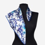 Gawroszka 53x53cm z naturalnego jedwabiu, G086