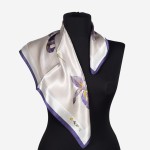 Gawroszka 53x53cm z naturalnego jedwabiu, G065