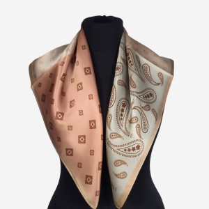 Jedwabna apaszka damska 66x66cm, 0086