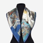 Jedwabna apaszka damska 66x66cm, 0069