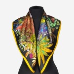 Jedwabna apaszka damska 66x66cm, 0066