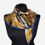 Jedwabna apaszka damska 66x66cm, 0051