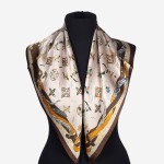 Jedwabna apaszka damska 66x66cm, 0049