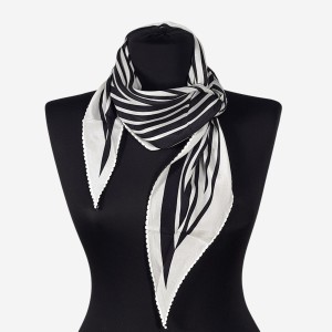 Fantazyjny szalik z naturalnego jedwabiu, SR29