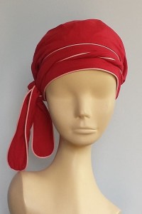 Chusta turban ZOE malinowa